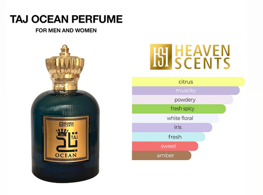 Taj Ocean Perfume 100ml by Heaven Scents