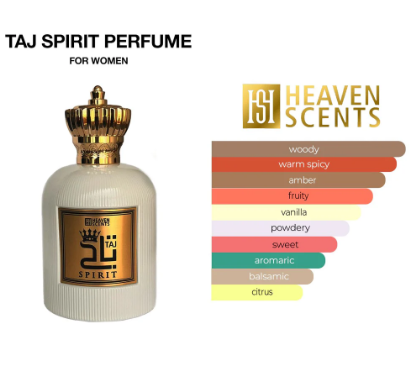 White TAJ Perfume 100ml by Heaven Scents