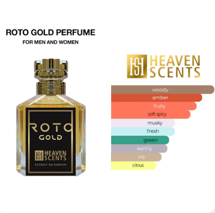 Roto Gold Perfume 100ml Extrait De Parfum, By Heaven Scents