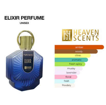 Pure Bliss Elixir Perfume 100ml by Heaven Scents