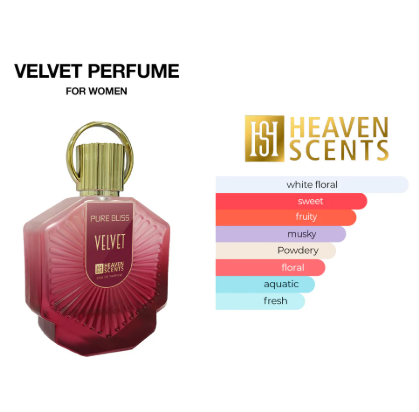 Pure Bliss Velvet Perfume 100ml by Heaven Scents