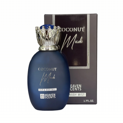 Coconut Musk Hair and Body Mist Spray for Unisex, 50ml