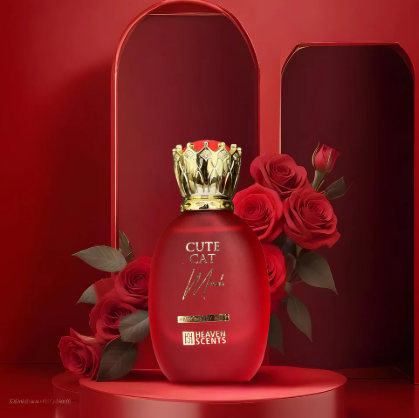 Cute Cat Musk Hair and Body Mist Spray for Unisex, 50ml