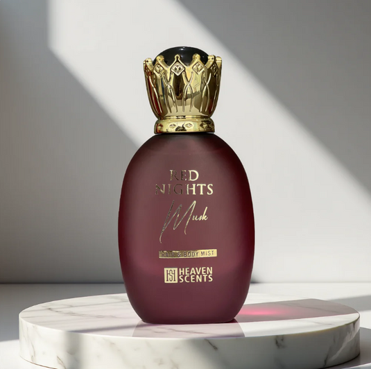 Red Nights Musk Hair and Body Mist Spray for Unisex, 50ml
