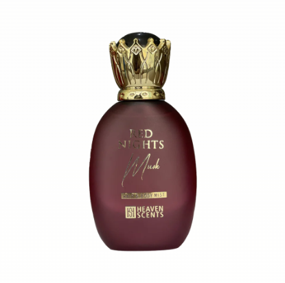 Red Nights Musk Hair and Body Mist Spray for Unisex, 50ml