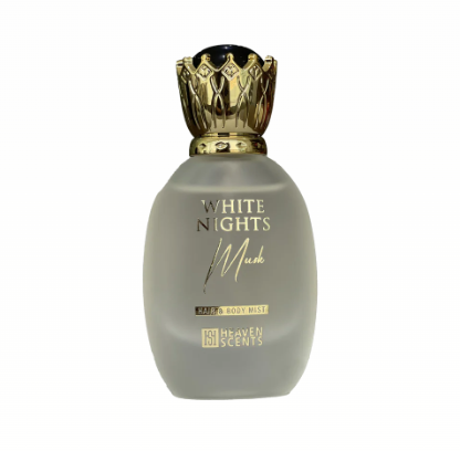 White Nights Musk Hair and Body Mist Spray for Unisex, 50ml